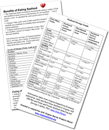 Preview of the the Virginia Seafood handling, safety, and health guide.