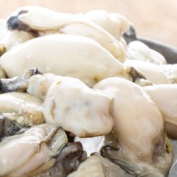 Image of a bowl of shucked oysters.